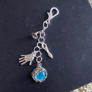 Handmade Witchy Charm Keychain